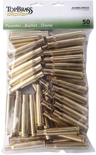 Top Brass Unprimed Remanufactured Rifle .50 BMG 50/ct
