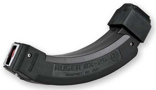 Ruger Bx-25 Molded Together Rifle Magazine For 10/22 .22LR 25rds x2 Black