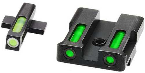 HIVIZ LiteWave H3 Green/White Front Ring Sight For Springfield Models XDXDSXDE And XD-M
