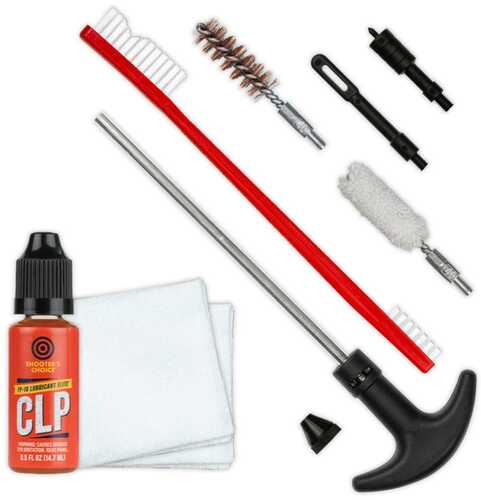 Shooters Choice .40 Cal Handgun Cleaning Kit With Aluminum Rod