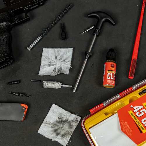 Shooters Choice .45 Cal Handgun Cleaning Kit With Aluminum Rod