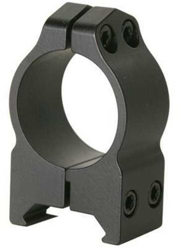 Warne 2-Piece Maxima Fixed Scope Ringmounts With Grooved Receiver - 1" High Matte CZ 527 16mm Dovetail