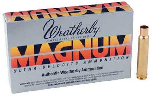 Weatherby Unprimed Brass Rifle Cartridges 20/ct  .270 Wby