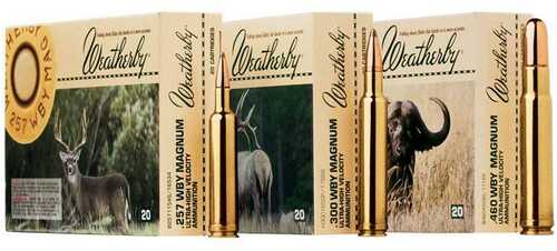 Weatherby Rifle Ammunition 7mm Wby Mag 160 Gr PT 3200 Fps - 20/Box
