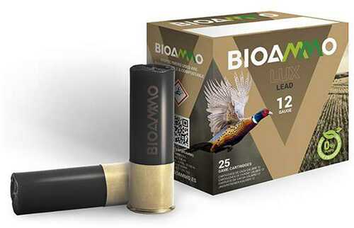 BIOAMMO Lead Game Pheasant Shotshells 12Ga 2-3/4" 1-1/8Oz 1280 Fps #6 25/ct