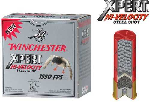 Winchester Xpert High-Velocity Steel 12 Ga 3"  1 1/8 Oz #2 1550 Fps - 25/Box