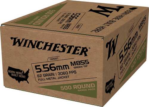 Winchester USA Lake City M855 Green Tip Rifle Ammu-img-0