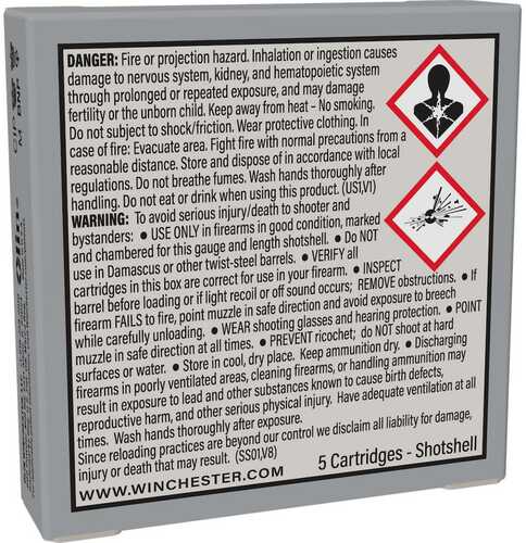 Winchester Super-X Buckshot Shotshells .410 Ga 2-1/2" 1300 Fps #000 5/ct