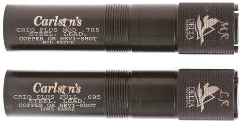 Carlsons Delta Waterfowl Extended Mid And Long Range Choke Tubes For 12 Ga Benelli Crio/Crio Plus 2/ct