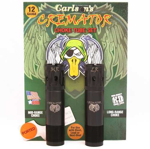 Carlsons Cremator Waterfowl Mid And Long Range Ported Choke Tube For 12 Ga Browning Invector Plus 2/ct