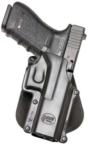 Fobus Standard Paddle Holster For Glock 20|Glock 21|Glock 37|Glock 38 Black Right Hand