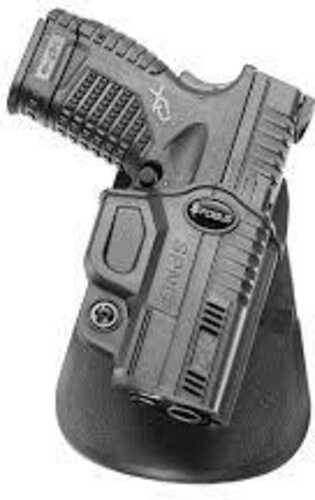 EVOLTION Paddle Holster For Springfield XDS .45 9MM & .40 RH Bk