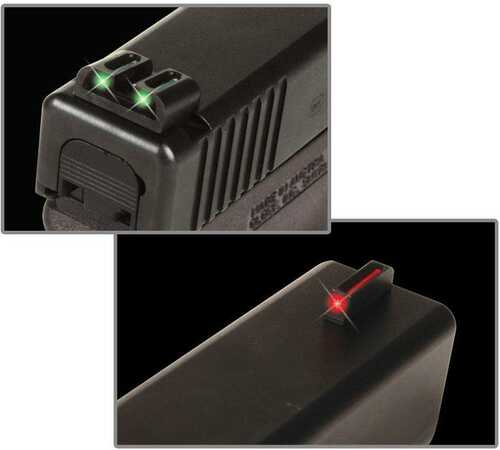 Truglo Fiber-Optic Sight Fits S&W M&P - Front Red/Rear Green