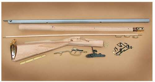 TradItions Black Powder Kentucky Rifle Build-It-Yourself Kit Select Raw Hardwood .50 Cal 33.5" White Barrel