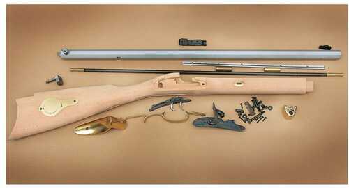 TradItions St. Louis Hawken Rifle Build-It-Yourself Kit Select Raw Hardwood .50 Cal 28" White Barrel