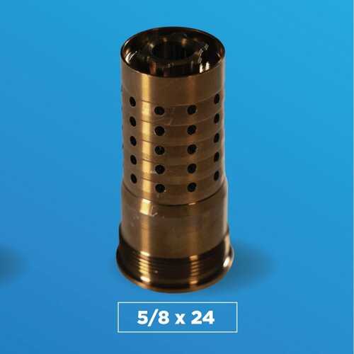 Q Cherry Bomb Muzzle Brake 8.6 Blackout 5/8X24 Thread Pitch Gold CB-5-8-24-8.6