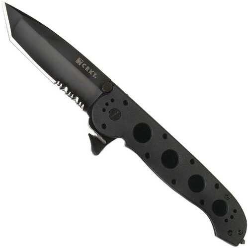 CRKT M16-14ZLEK Tanto Flipper Knife (3.75" Black Serr)