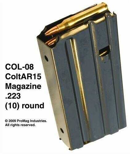 Promag AR-15 Magazine .223 Rem Blued Steel 10/Rd