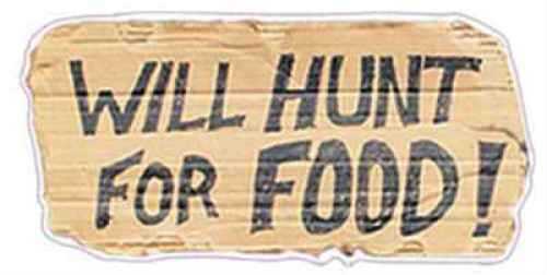Camo Wraps Decal Will Hunt For Food 2Pk 4X4