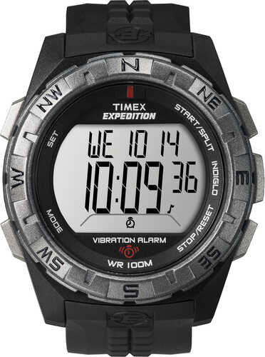 Timex Expedition Vibrate Alert Watch - Full Size - Black