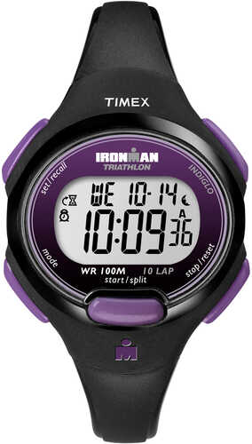 Timex IRONMAN; 10-Lap Watch - Mid-Size - Purple/Black