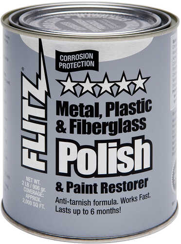 Flitz CA03518-6 Polish Paste Clean/Polish/Protect Quart 2 Lbs
