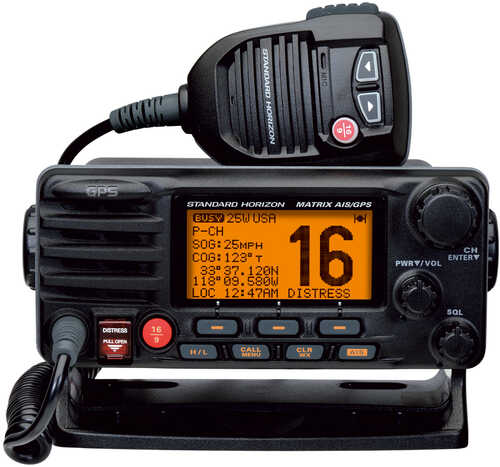 Standard Horizon Matrix Fixed Mount VHF w/AIS & GPS - Class D DSC - 30W - Black