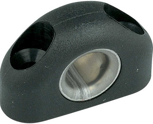 Ronstan Fairlead Black Plastic w/Stainless Steel Liner - 6.5mm (1/4") ID