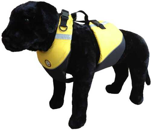 First Watch Flotation Dog Vest - Hi-Visibility Yellow - Medium