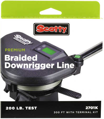 Scotty Premium Power Braid Downrigger Line - 300ft of 200lb Test