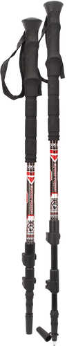 YUKON Carbon Lite Trekking &amp; Snowshoe Pole - Red