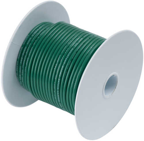 Ancor Green 8 AWG Tinned Copper Wire - 25'