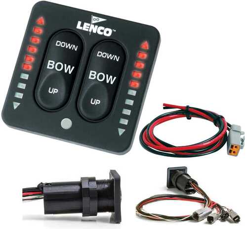 Lenco LED Indicator Integrated Tactile Switch Kit w/Pigtail f/Single Actuator Systems