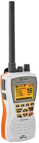 Cobra MR HH600W Floating GPS VHF Radio w/Bluetooth - White