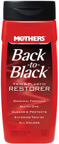 Mothers Back-to-Black; Trim &amp; Plastic Restorer - 12oz