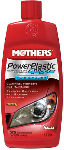 Mothers PowerPlastic 4Lights; Plastic Polish - 8oz