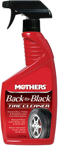 Mothers Back-to-Black; Tire Cleaner - 24oz