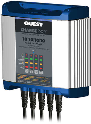Guest On-Board Battery Charger 40A / 12V - 4 Bank - 120V Input