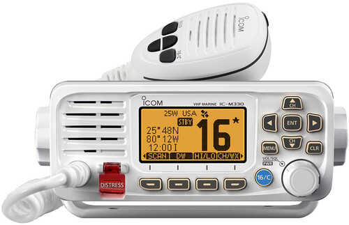 Icom M330 Compact VHF Radio - White