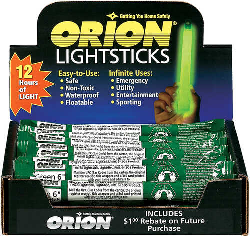 Orion Lightstick Display - 24 Green Lightsticks