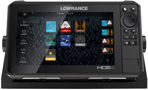 Lowrance HDS-9 LIVE w/Active Imaging 3-in-1 Transom Mount & C-MAP Pro Chart