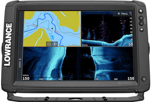 Lowrance Elite-12 Ti² Combo w/Active Imaging 3-in-1 Transom Mount Transducer US Inland Chart