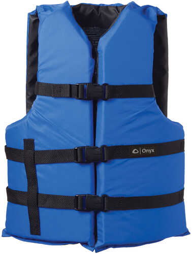 Onyx Nylon General Purpose Life Jacket - Adult Oversize - Blue