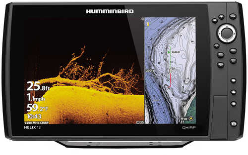 Humminbird HELIX; 12 CHIRP MEGA DI Fishfinder/GPS Combo G3N - Display Only