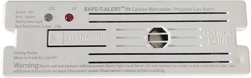 Safe-T-Alert Combo Carbon Monoxide Propane Alarm Surface Mount - White