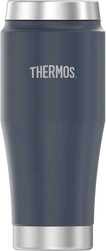 Thermos Vacuum Insulated Stainless Steel Travel Tumbler - 16oz - Matte Dusty Blue