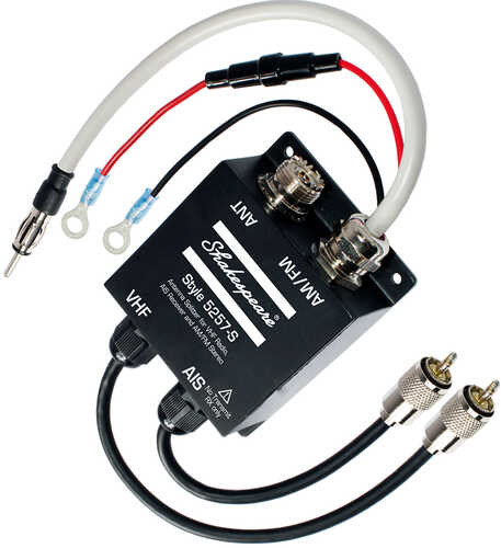 Shakespeare 5257-S Antenna Splitter f/VHF Radio, AIS Receiver &amp; AM/FM Stereo