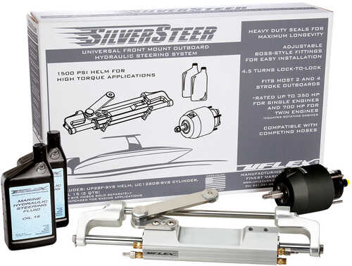 Uflex SilverSteer&trade; Outboard Hydraulic Tilt Steering System - UC130 V1