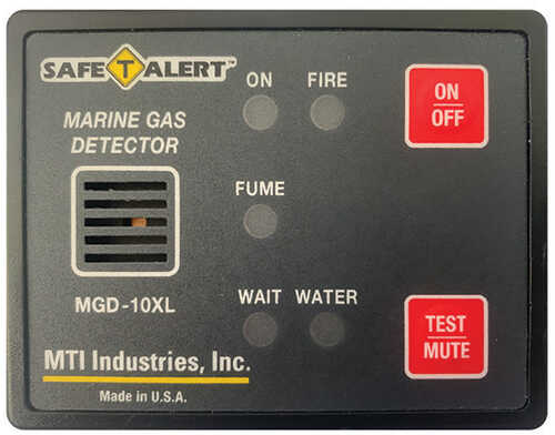 Safe-T-Alert Gas Vapor Alarm Fume, Fire, Bilge Water - Black Surface Mount