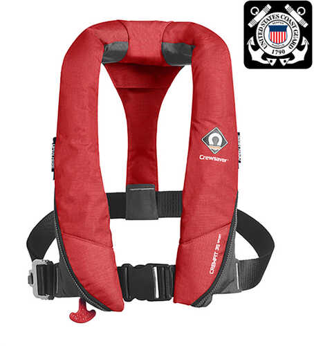 Crewsaver Crewfit 35 Sport USCG Automatic Life Jacket - Red